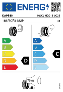 KAPSEN HD918  185/60 R14 82 H