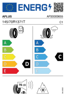EU-label voor APLUS AS909 ALL SEASON
