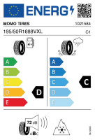 EU-label voor MOMO TIRES M4 FOUR SEASON