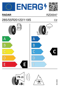RADAR A/T-5  285/55 R20 122 S
