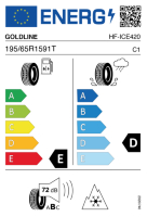 EU-label voor GOLDLINE GLW1 WINTER