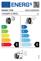 EU-label voor WANDA TYRE WR080