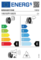 EU-label voor BRIDGESTONE BLIZZAK ICE